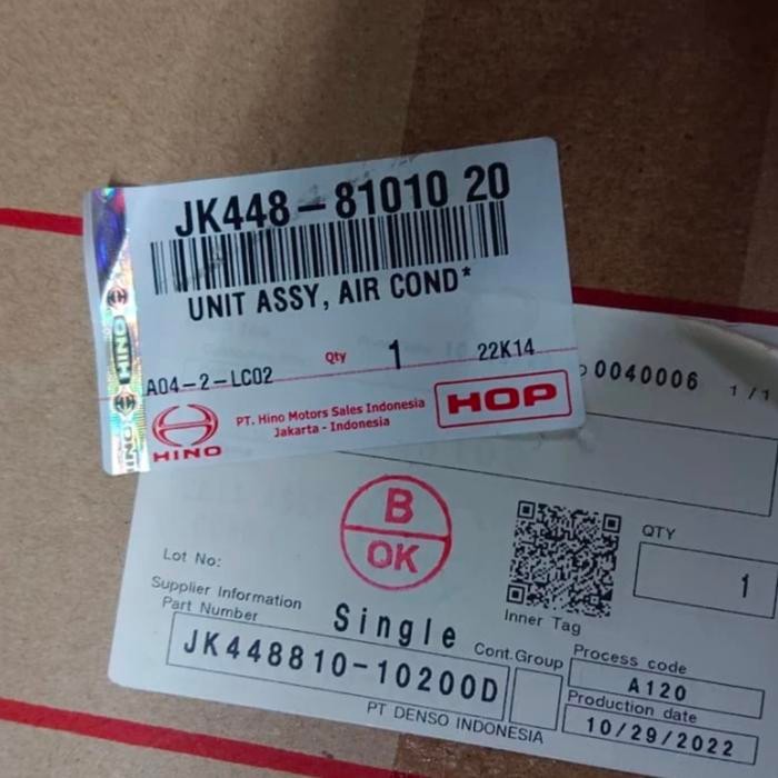 

BLOWER ASSY HINO 500 EURO4 JK4488-81010 20 ORIGINAL HOP 87010EW031