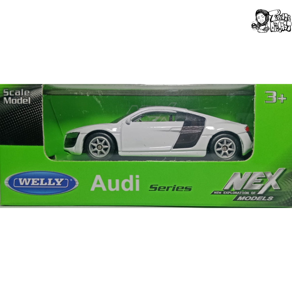 52318-P |   Welly Nex 1 : 64 Audi R8 Putih