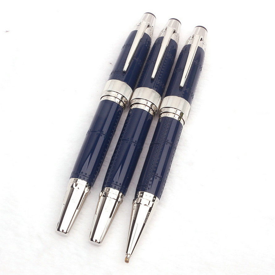 

New Antoine Fountain Pen Large Tip Office Writing Dark Blue Ballpoint Rollerball Pen