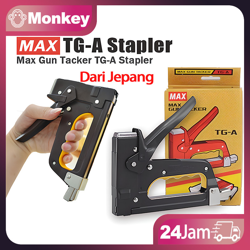 

Max Gun Tacker TG-A Stapler /isi stapler tembak/Diimpor dari Jepang stapler manual/ Staples tembak T3-10MB Terlaris