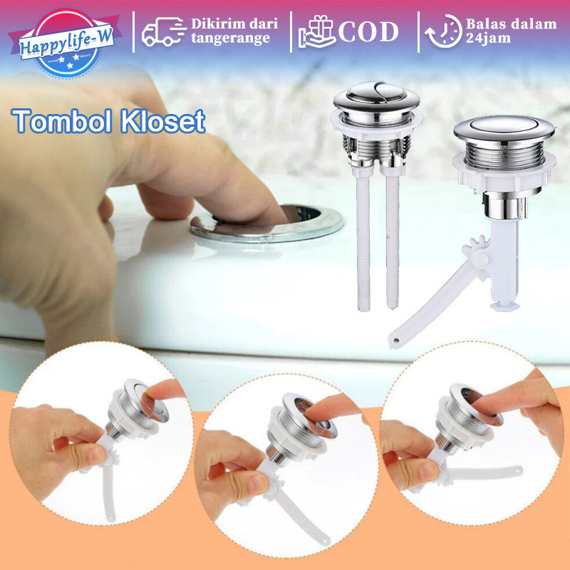 Tombol Toilet Tombol Toilet Closet Duduk Universal Toilet Flush Button