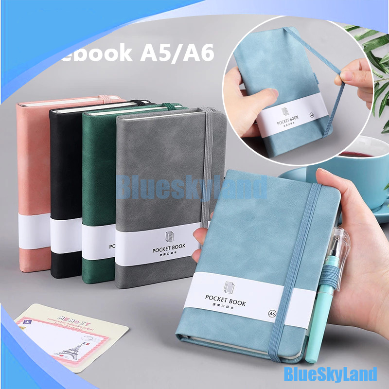

Aimilo Notebook A5/A6/A7 Buku Diary Aesthetic Buku Catatan Buku Notes Kecil Notebook Tali 100 Lembar