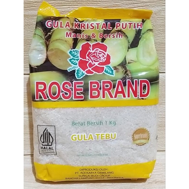 

GULA PASIR ROSE BRAND KUNING 1KG / gula tebu murni