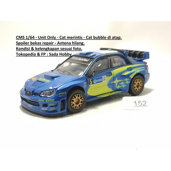 TS08 CMS 1/64 Subaru Imoreza WRC 2006 Mexico No 5 P. Solberg Unit Only Minus 2ND