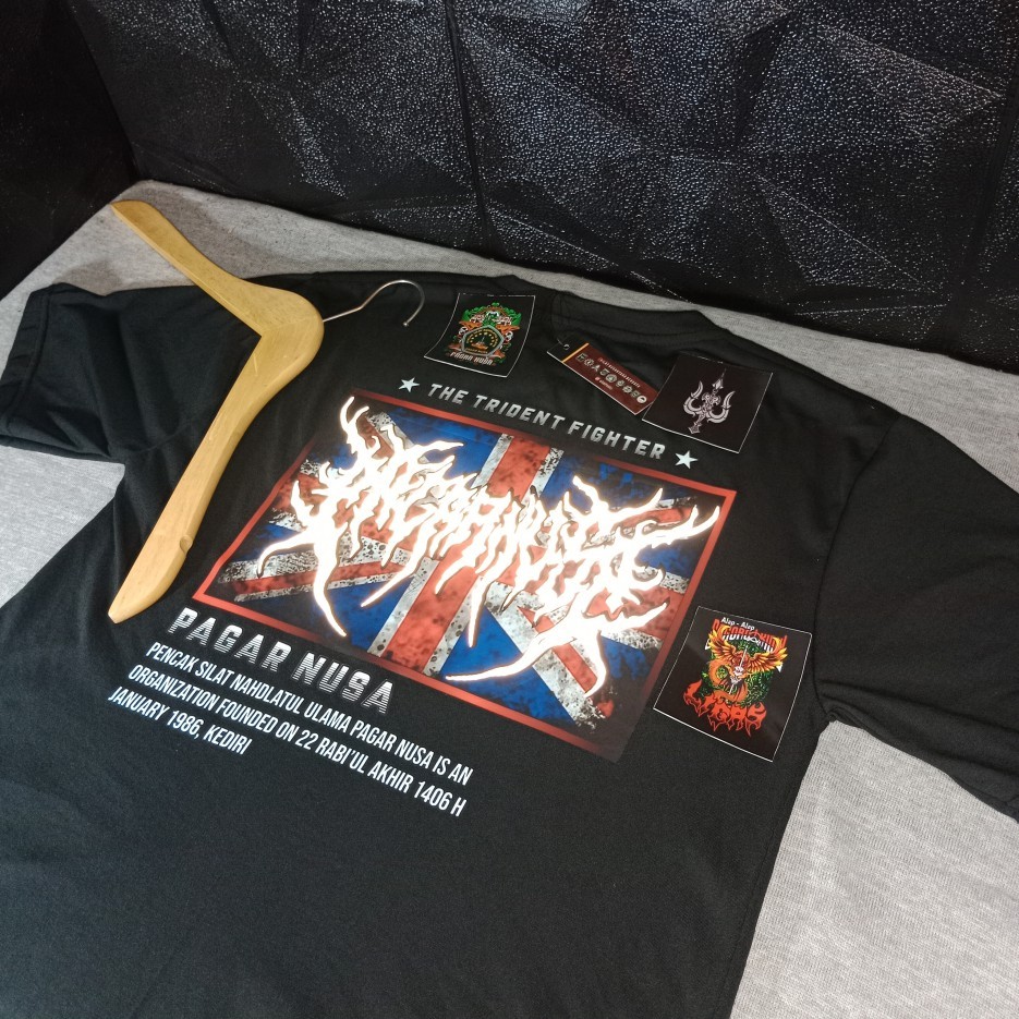 Kaos PN Pagar Nusa Menyala Reflektif Terbaru FLAG Gasmi 1986 Pencak Dor Fighter