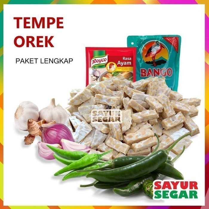 

Paket Sayur Orek Tempe - Lengkap Siap Masak [1 Pack] - Ready to Cook