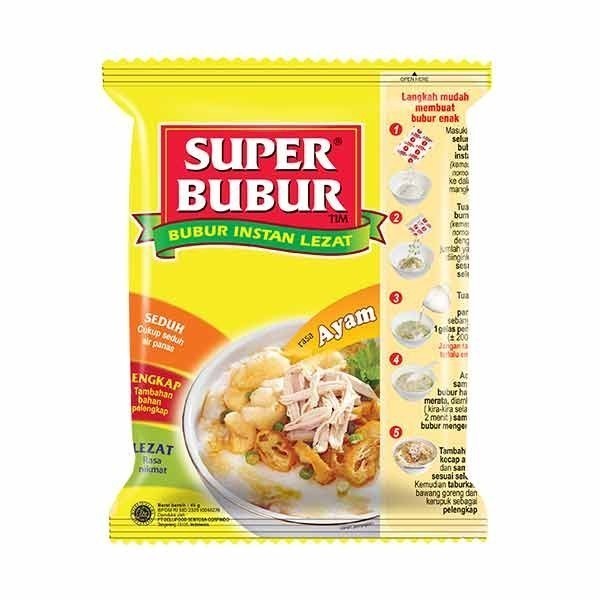 

HPM - SUPER BUBUR AYAM INSTAN SACHET 45 GR - ARM