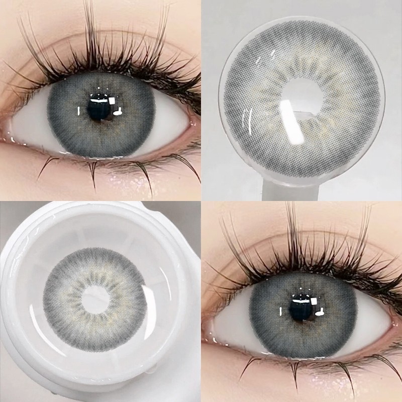 {COD}-Softlens Lensa kontak Eyeshare Holland Grey Softlens 1 pasang, 14.5mm, lensa kontak fashion, m