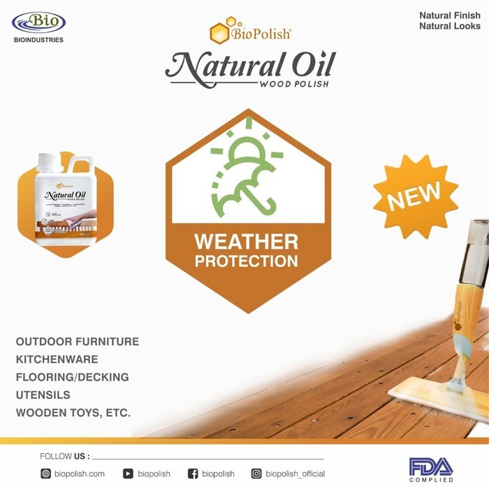 

BEST -BIOPOLISH NATURAL OIL PEMOLES KAYU ALAMI FOODGRADE