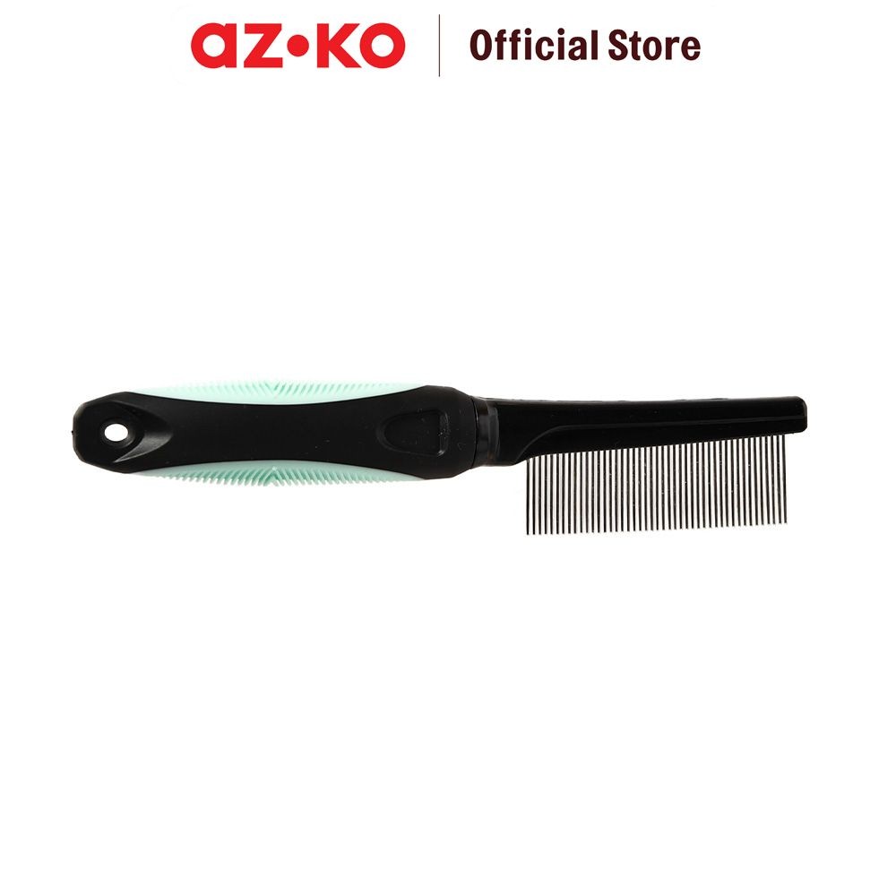 AZKO Paws N Tail Sisir Hewan Stainless Steel Pet Comb Aksesoris Anjing Dan Kucing Perlengkapan Groom