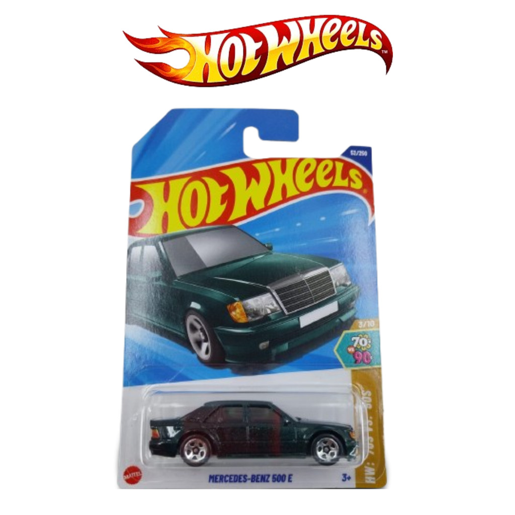 Hot Wheels Mercedes Benz 500 E Hijau Botol HW 70S Vs 90S