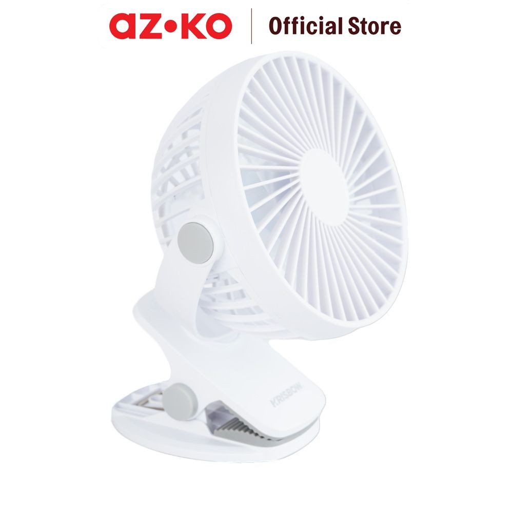 AZKO Krisbow 5 inci Kipas Angin Emergency Klip Kipas Angin Portable Mini Fan Fan Clip Kipas Angin Ke