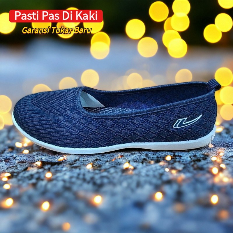 New Era Bella 01 Sepatu Selop Sepatu  Slip On Wanita Sepatu Kasual Wanita