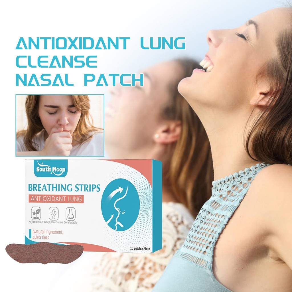 South Moon Breathing Strips 10pcs/Box Stop Snoring Strips Prevent Snoring Strips Nasal Dilation Tape