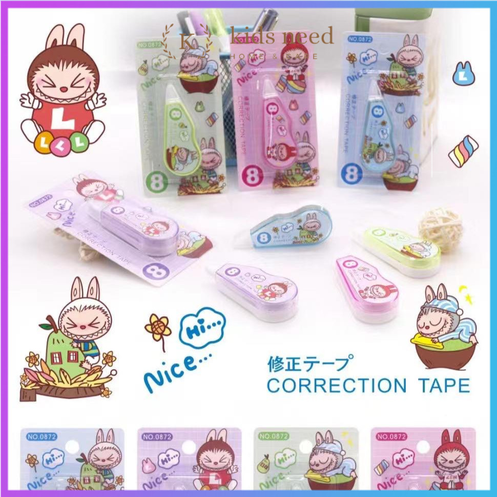

correction tape karakter/Tipex Roll murah tip-ex kertas fancy tipe-x karakter lucu