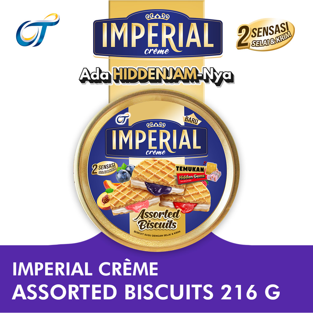 

Imperial Crème Assorted Biscuits 216 GR [1 Kaleng]