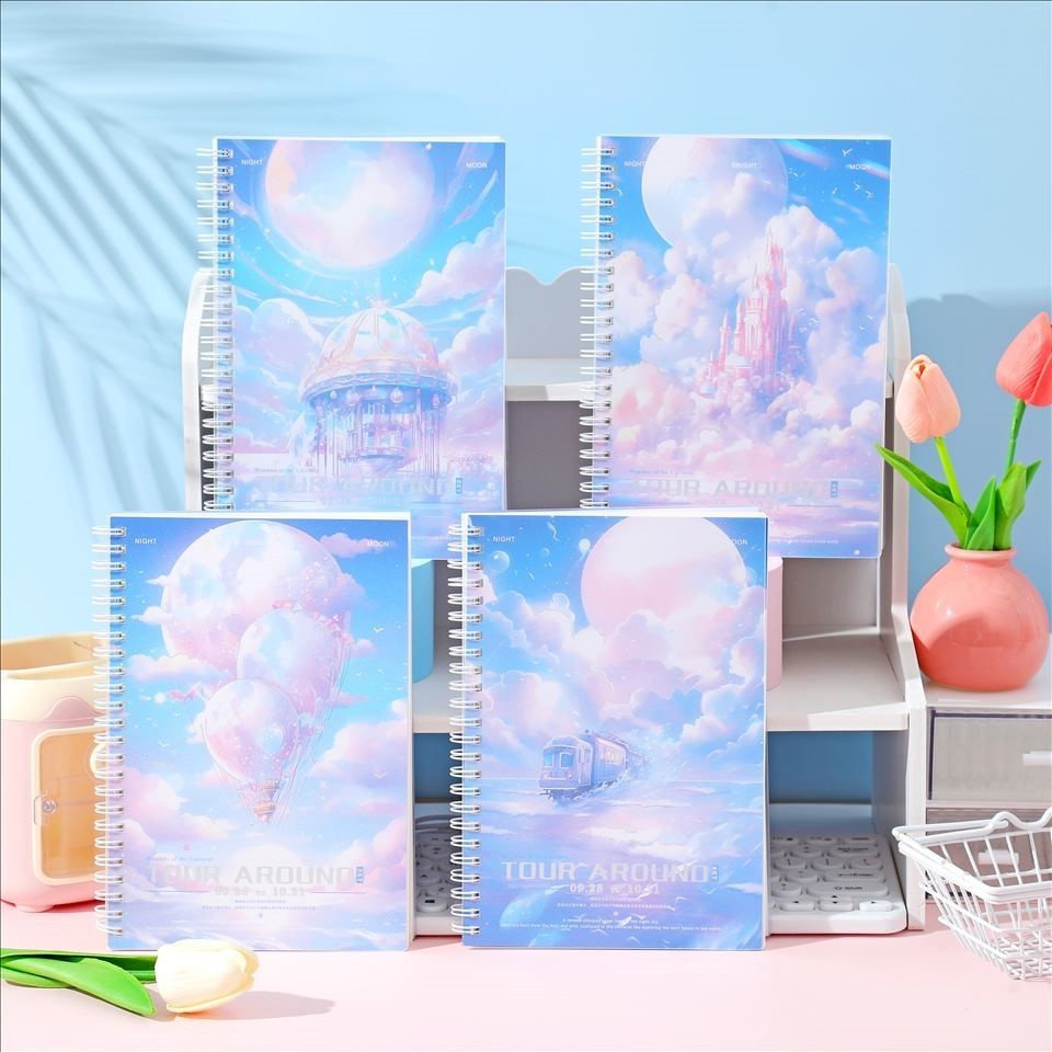 

BOBOMARTS JAKARTA NOTEBOOK A5 DEPAI 016 COVER MIKA 80 LEMBAR SPIRAL AESTHETIC BUKU DIARY BUKU TULIS CATATAN MURAH