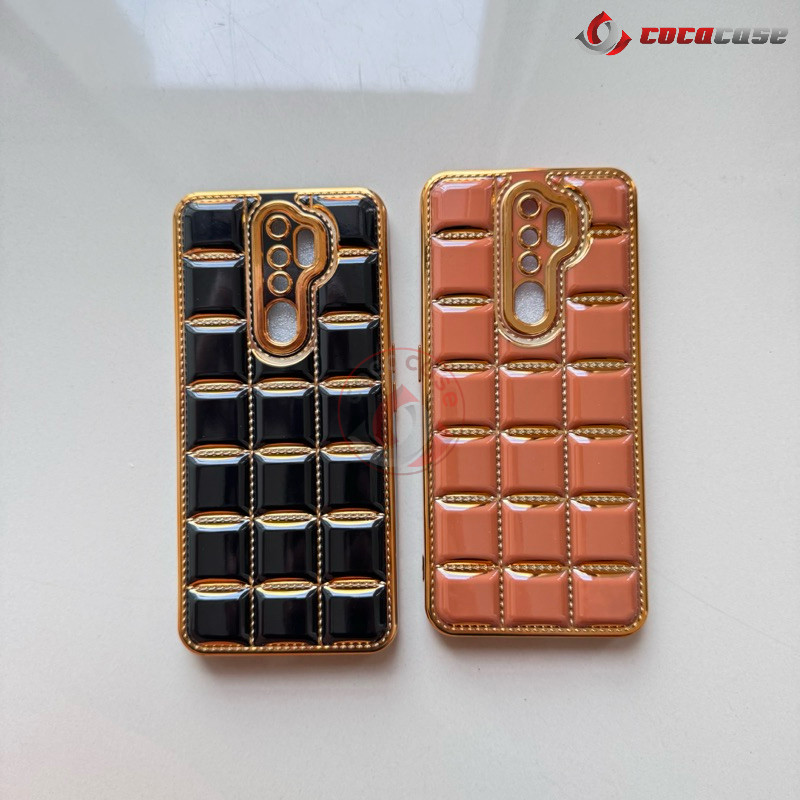 Case Gold Oppo A16 a16S A18 A38 A54 Dadu Casing