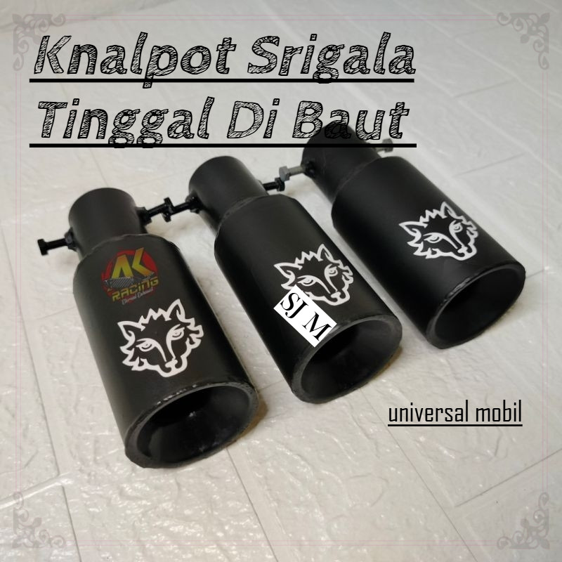 Tinggal pasang Knalpot Srigala Type Baut Mobil Bensin Solar L300 Truk Non Turbo Grand max Suzuki Cer