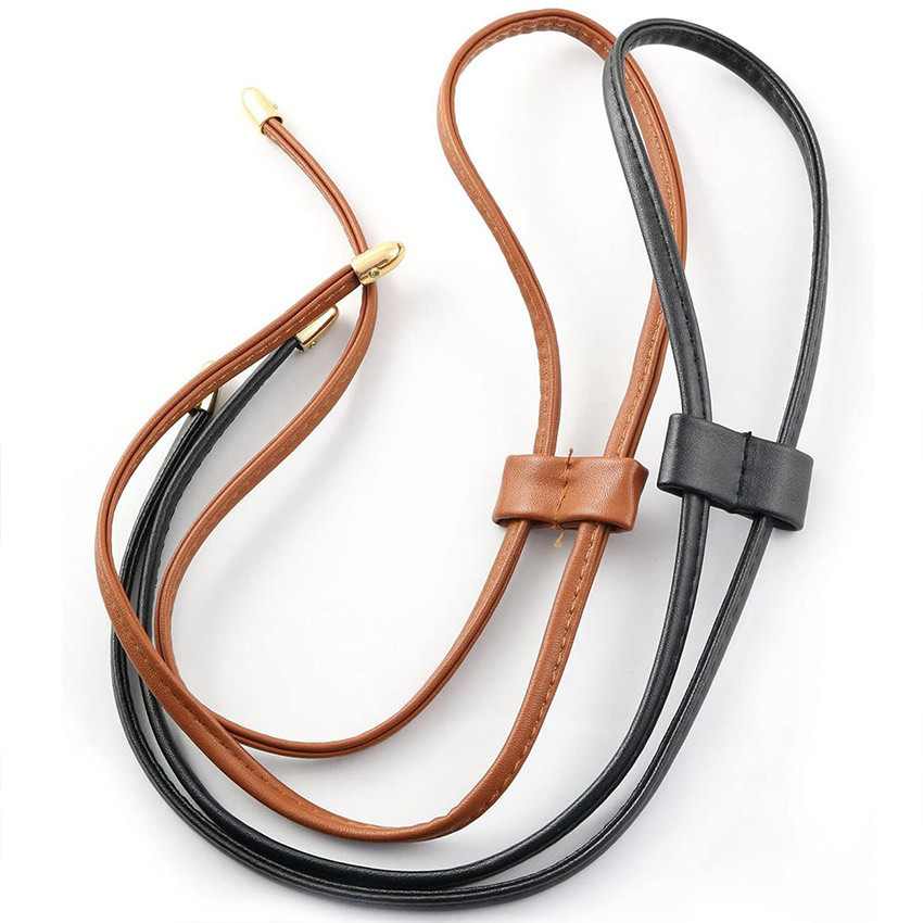 Tali Serut Kulit Aksesoris Tas / Tali Serut Tas Kulit Sintetis