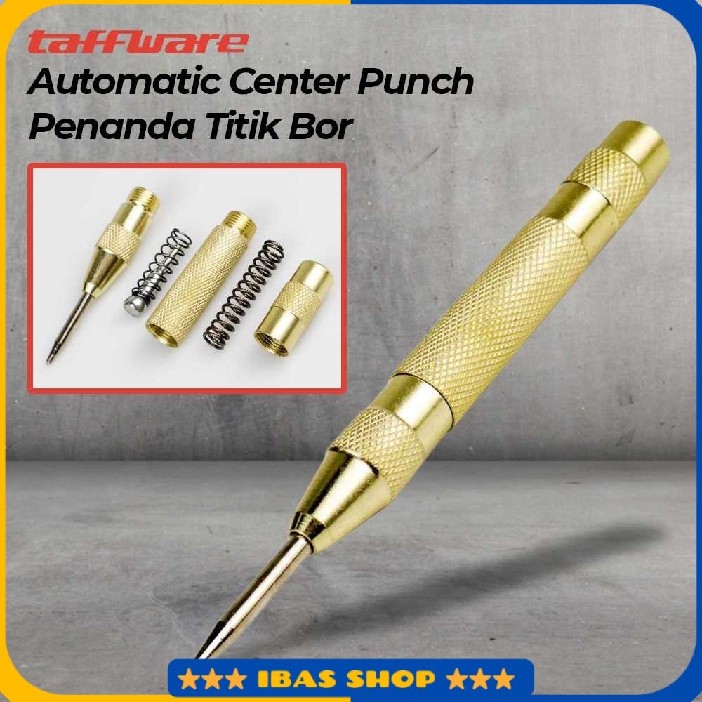 

Taffware Automatic Center Punch Penanda Titik Bor