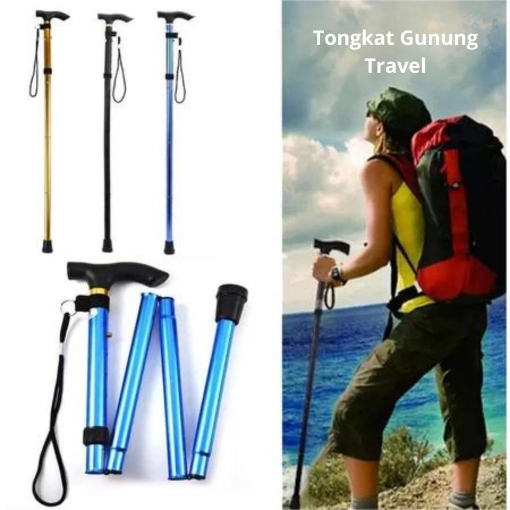 Tongkat Trekking / Tongkat Pemandu / Tongkat Jalan / Tongkat Pendaki / Tongkat Daki Gunung / Tongkat