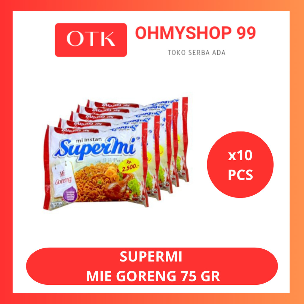

Supermi Mie Goreng 10x75gr