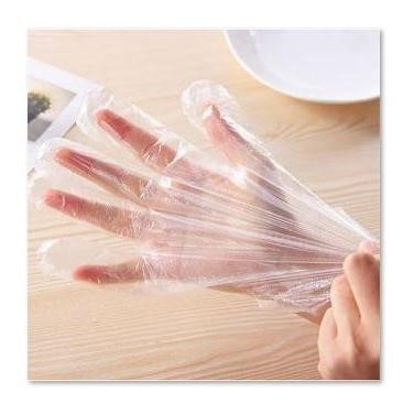 

Fxshop - Sarung Tangan Plastik Sekali Pakai isi 100 pcs Disposable Plastic Gloves COD