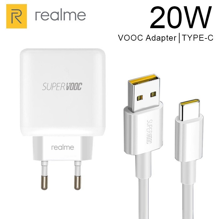 I* MICRO USB REALME 20W Charger Realme Microusb Super Vooc 20 Watt Fast Charging VOOC Cas Realme 20W