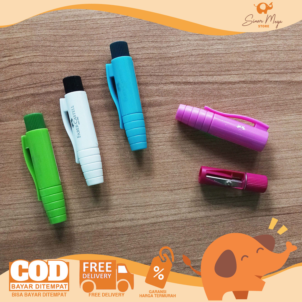 

FREE GIFT Faber Castell Perfect Pencil Sharpener - Serutan Clip Pensil