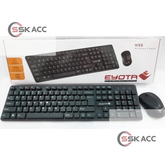 Keyboard Mouse Wireless Combo EYOTA W88 DISTRIBUTORACC-KOMPUTER