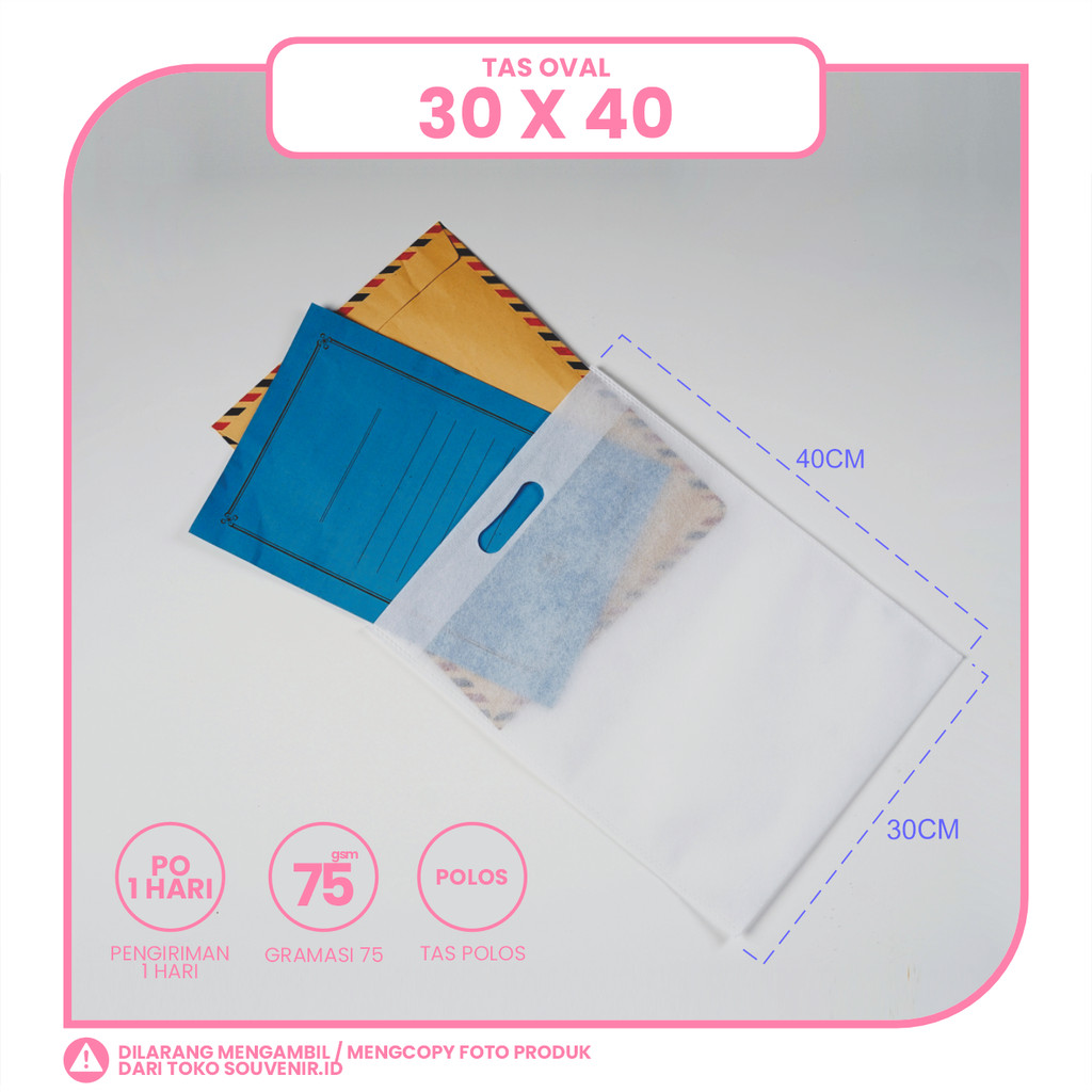 

TAS SPUNBOND OVAL 30X40 (POLOS)