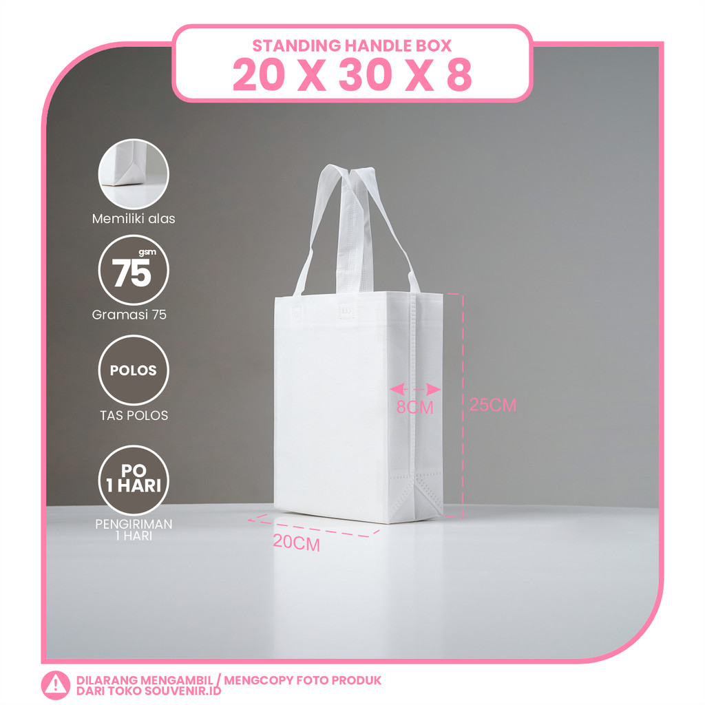 

TAS SPUNBOND LIPAT BOX 20X30 (POLOS)