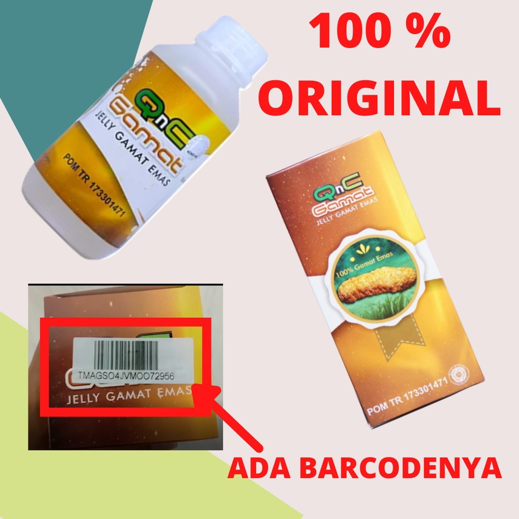 [ 300ML ] QnC Jelly Gamat Emas Asli 100% ORIGINAL | Gamat QnC ( Izin POM )
