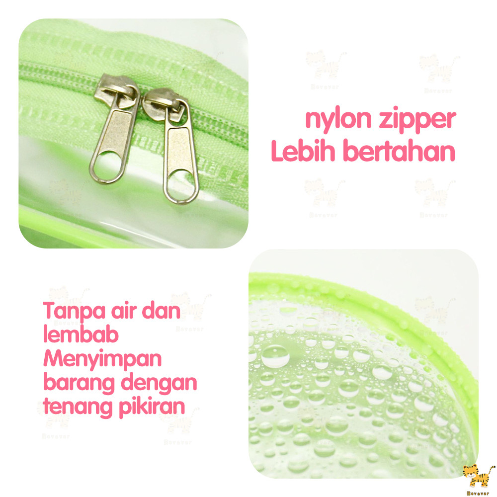 RB ID Bevavar Pouch Pvc Labubu Tas Labubu Pop Mart Tas Penyimpanan Transparan Pvc