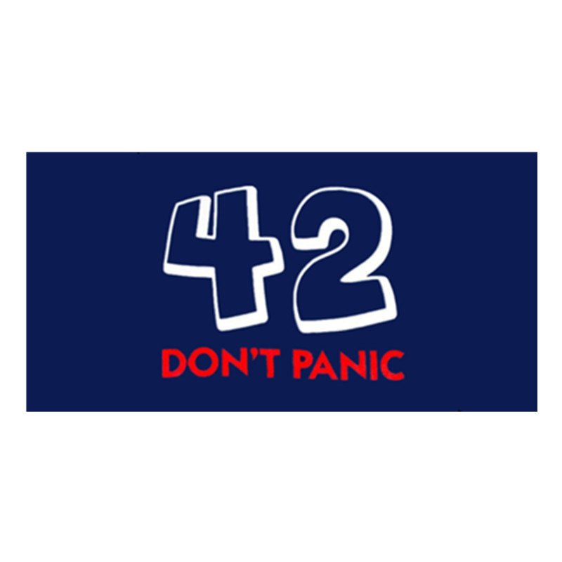 Hot Funny Novelty 42 Don't Panic Towel Microfiber Douglas Adams H2G2 42 Face Hand Bath Towels Travel