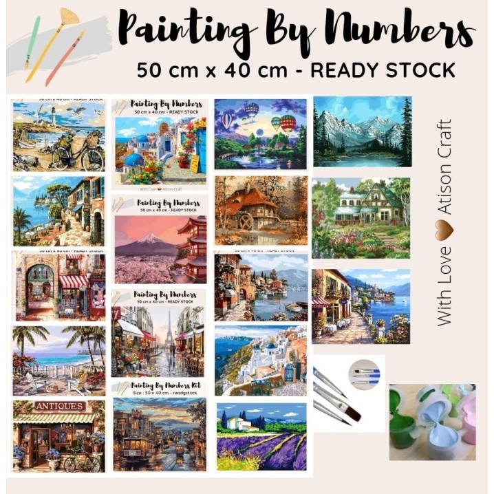 

PAINTING BY NUMBER DIY OIL PAINT 04 - random