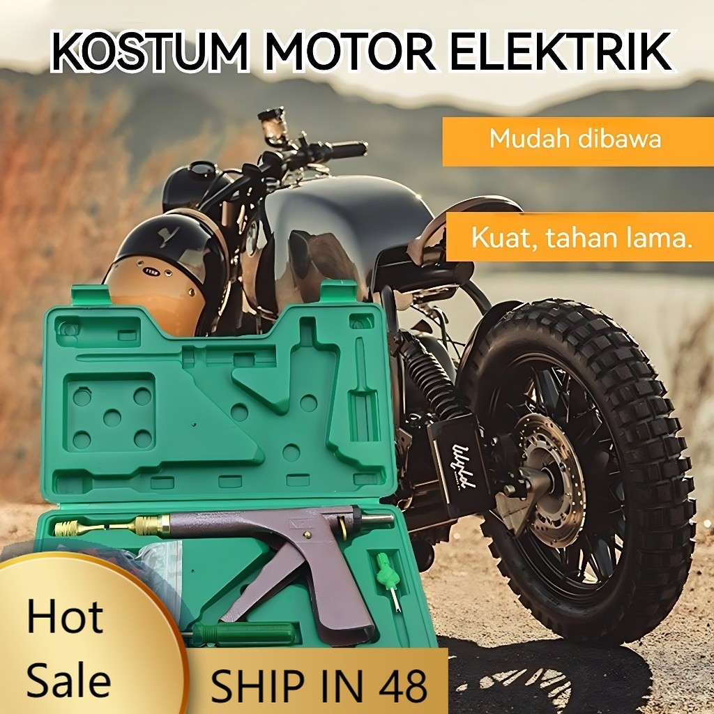 Alat Tambal Ban Tubles Tubeless Roda Vacuum Alat Tambal Ban Tubles Gun Bentuk Tembak Alat Tambal Aks