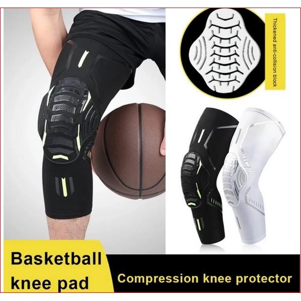 Knee Pad Basket Pelindung Lutut Pria Wanita EVA Poliester Anti Cedera Deker Olahraga Kiper Sepak Bol