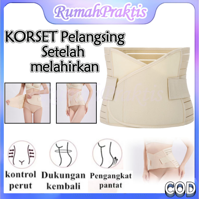 Perut Double Perekat / KORSET Pelangsing Setelah melahirkan/Korset Pengecil Perut