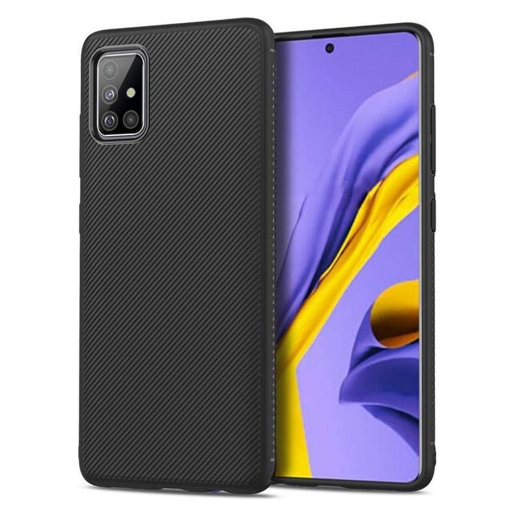 CASE SAMSUNG A21S / A31 / A51 / A71 SLIM FIT CASE CARBON ANTI PANAS