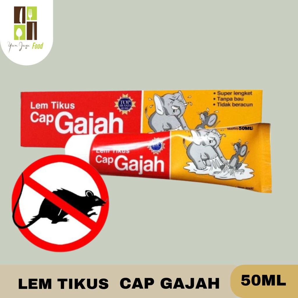 

Lem Tikus Cap Gajah / Lem Tikus Kemasan Tube 50ML
