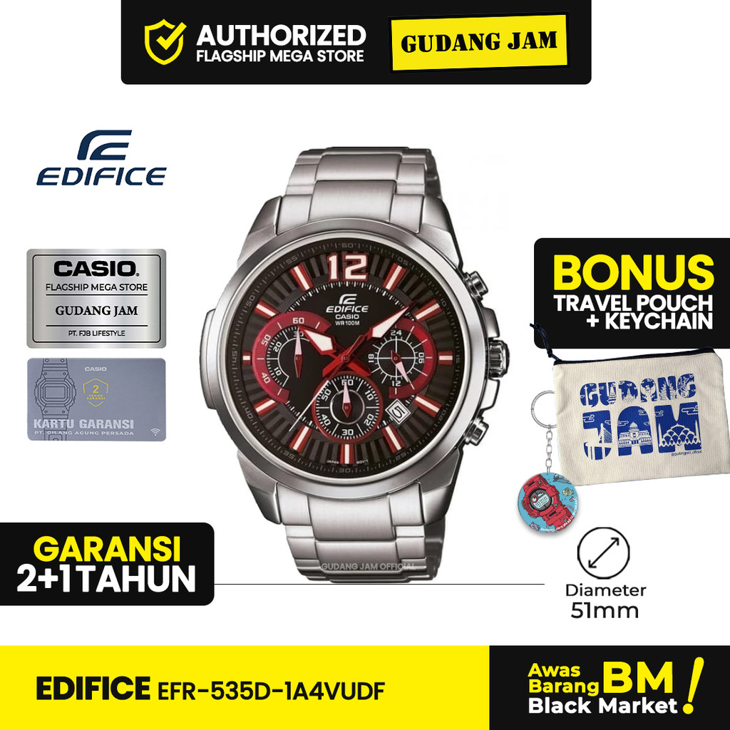 Edifice EFR-535D-1A4VUDF EFR-535D-1A4 EFR-535 EFR535 EFR 535