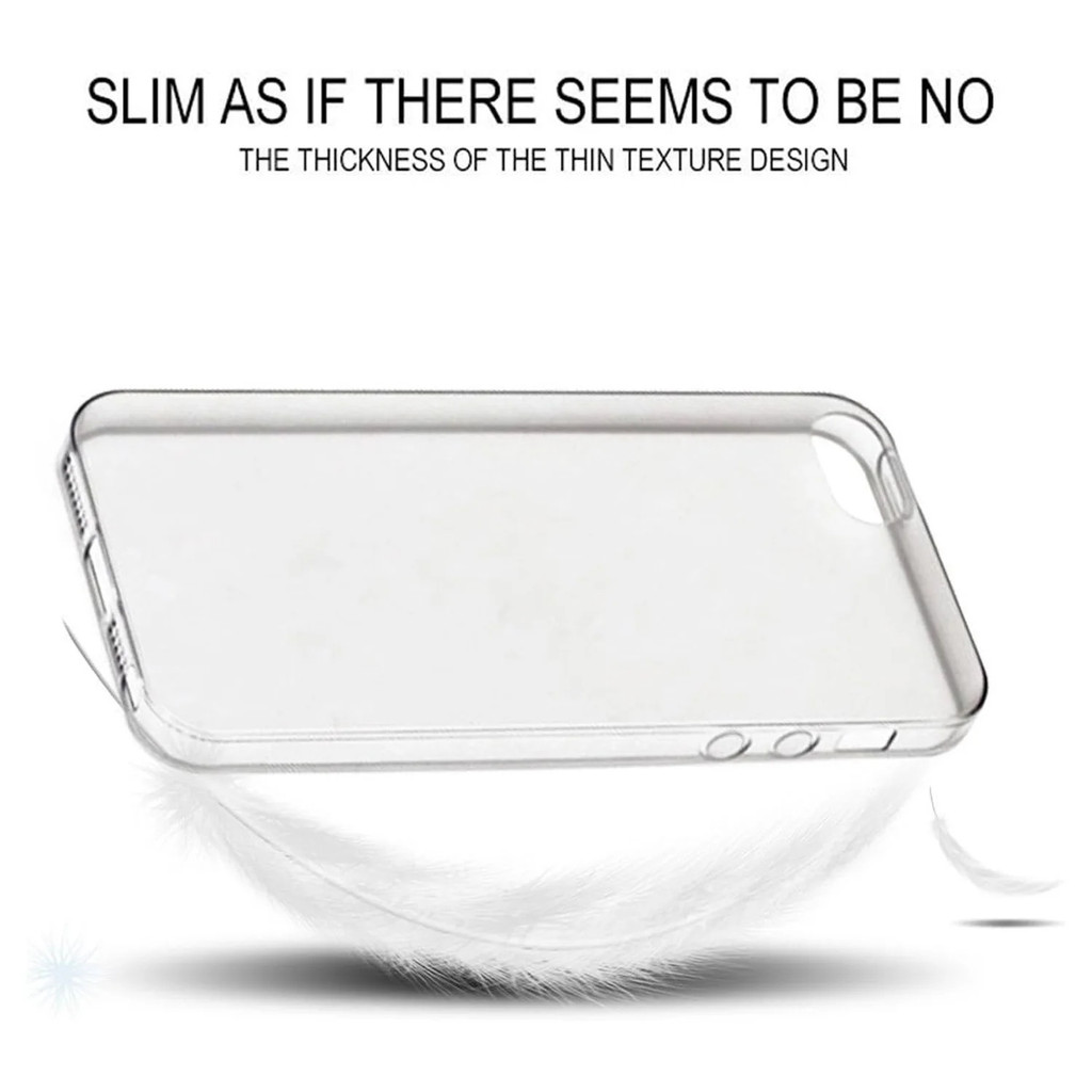For iPhone 5 Case Clear Silicone Soft TPU Cover For iPhone 5S SE 2016 SE 2020 SE 2022 iPhone 7 iPhon