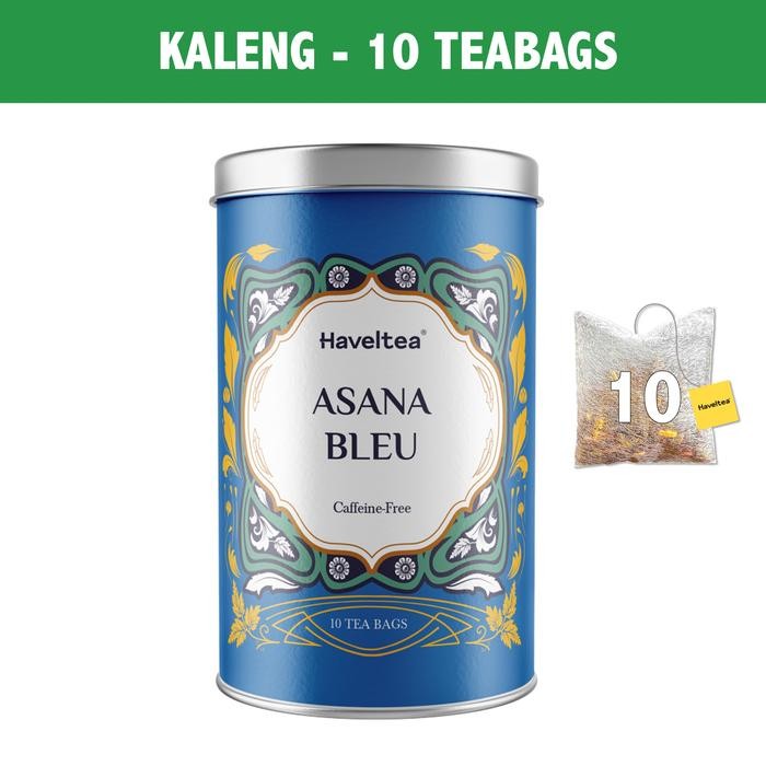 

ASANA BLEU | Big Tin | Haveltea | Tisane Kembang Telang & Jahe Herbal - Kaleng 10 TB