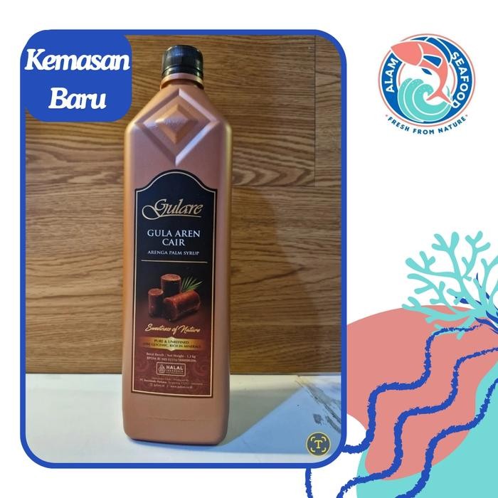 

Gula Aren Premium Cair 1.3kg Merk Gulare