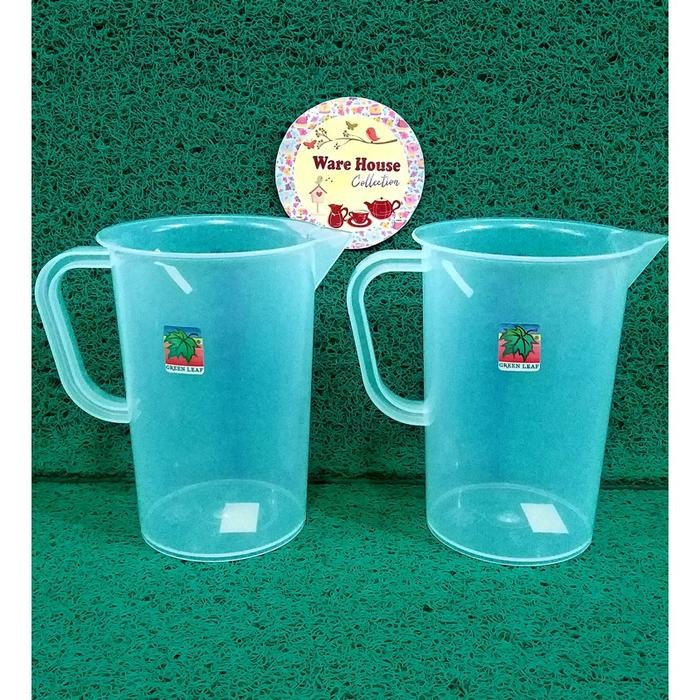 【VANILL_S】BISA COD Measuring Cup / Gelas Ukur Plastik 1000 ml Green Leaf - Warna