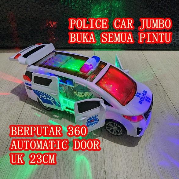 MAINAN MOBIL AMBULANCE JUMBO BISA BUKA SEMUA PINTU - POLICE JUMBO