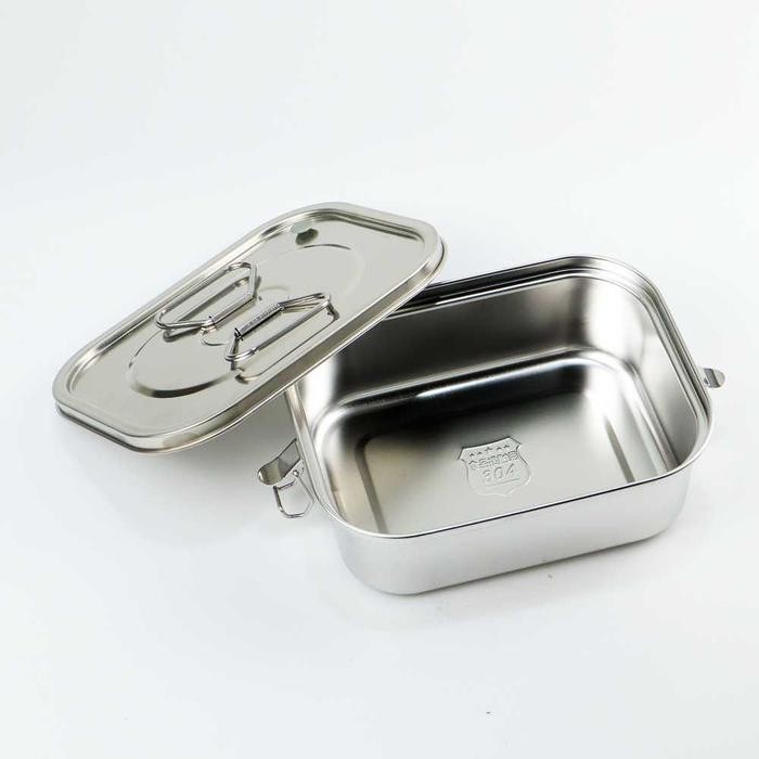 MUMPUNG PROMOKotak Makan Bento Lunch Box Stainless Lock n Lock Food Grade - SINGLETERLARIS