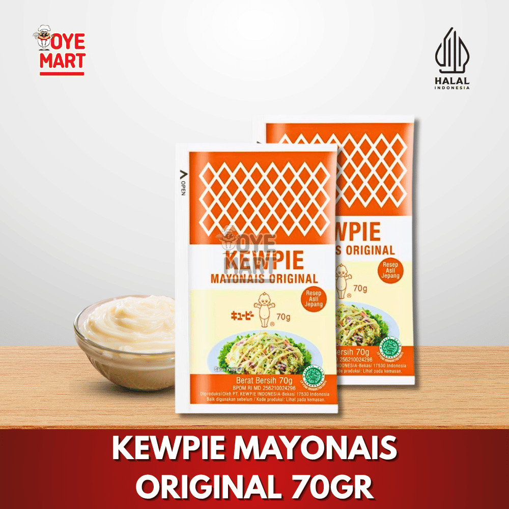 

KEWPIE MAYONAIS ORIGINAL 70GR/KEWPIE MAYO/MAYONAIS